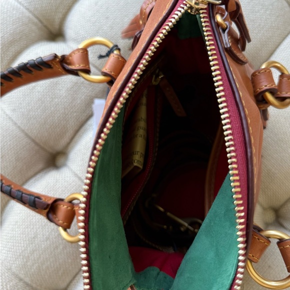 NWT Dooney & Bourke Nano Florentine Satchel in Natural - Picture 9 of 16